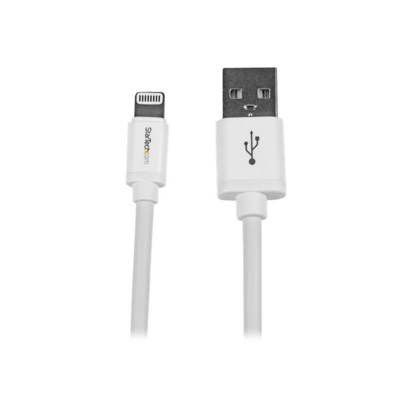 StarTech.com USBLT2MW Lightning kabel 2 m Hvid