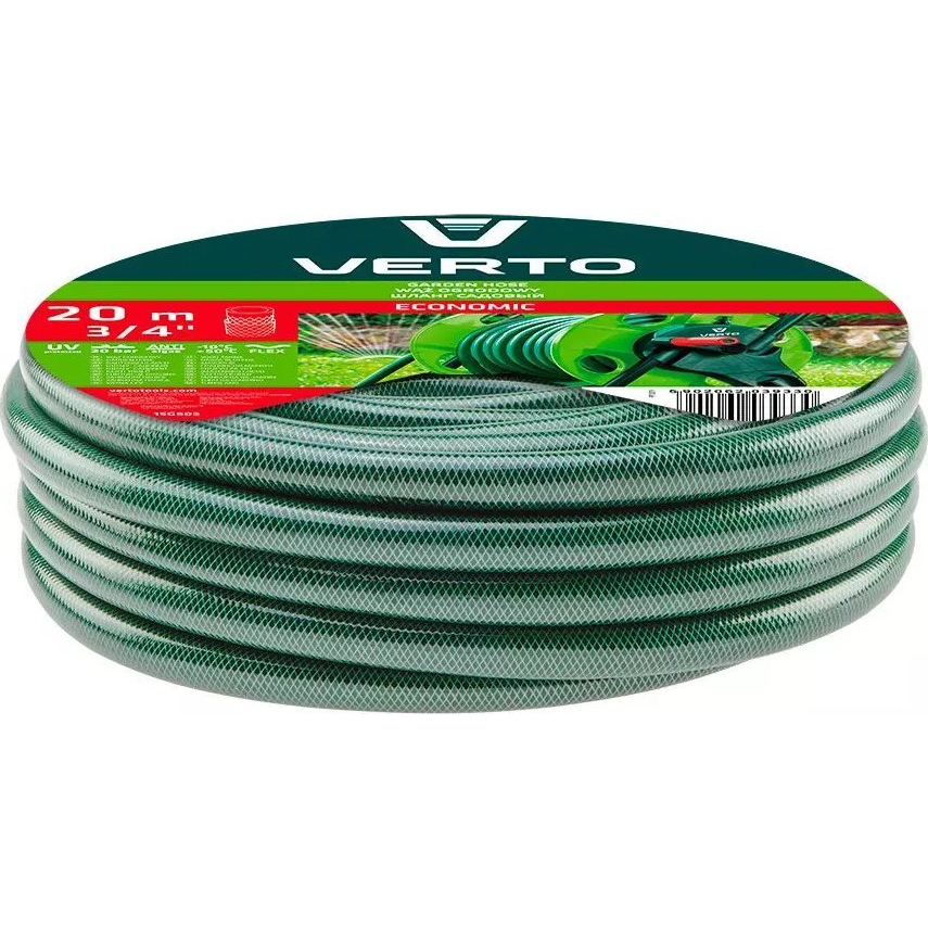 Verto Kerti Tömlő 20 m, 3/4" Economic (15G803)