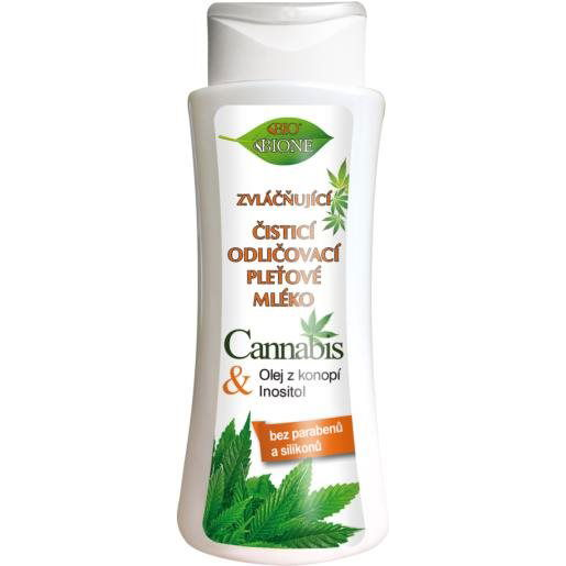 BIONE COSMETICS Bio Cannabis Arctisztító tej 255 ml (8595061605360)