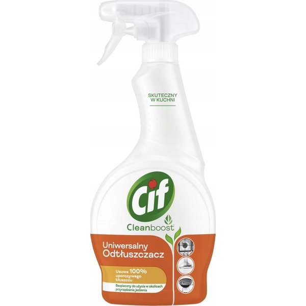 Univerzális spray tűzhelyekhez és főzőlapokhoz Cif Cleanboost zsíroldó 500
