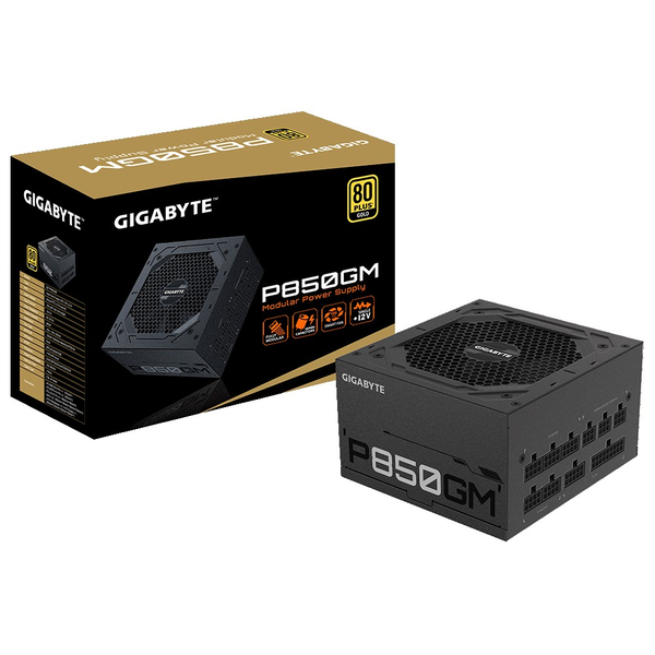 Gigabyte P850GM napájecí zdroj 850 W 20+4 pin ATX ATX Černá