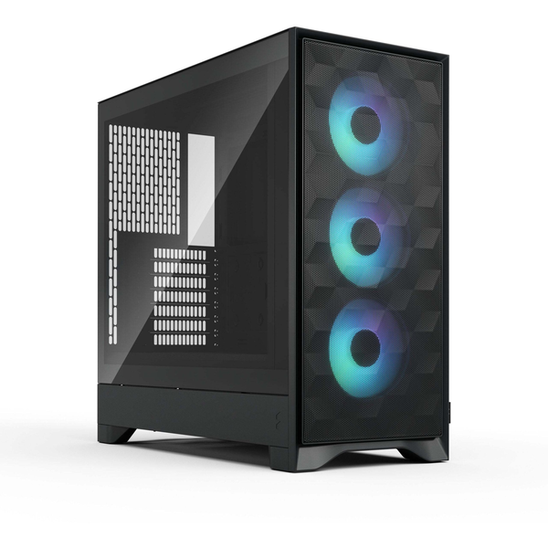 FRACTAL DESIGN Pop 2 Air ATX számítógépház fekete üveg RGB FD-C-POA2A-03