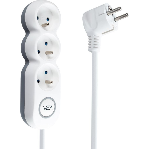 Listwa zasilająca Libox LB0192 3 gniazda 5 m biała (LB0192-5)