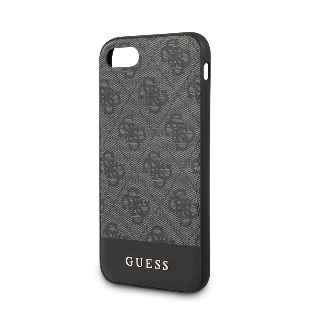 Guess 4G Bottom Stripe Collection Apple iPhone SE 2020/8/7 Tok - Szürke (GUHCI8G4GLGR)
