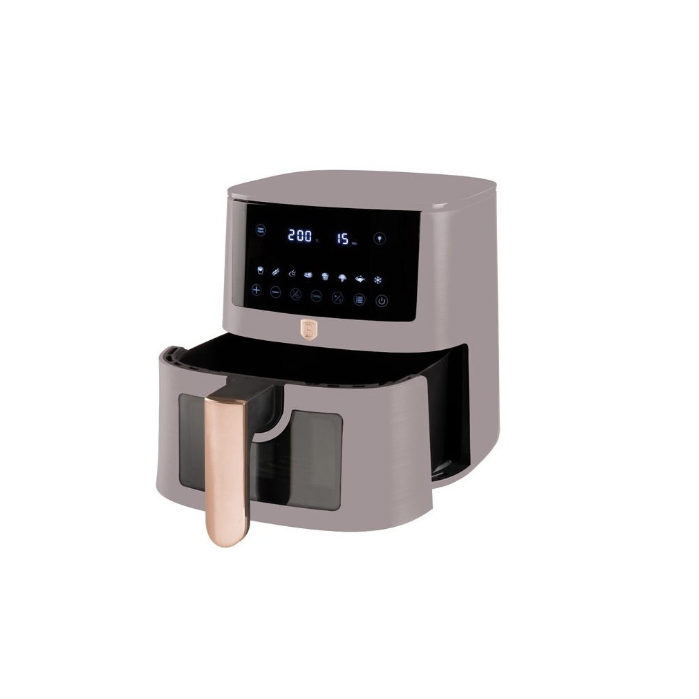 Berlinger Haus BH/9491 AirFryer Forrólevegős sütő 5,0L 1500 Watt - Matt taupe (BH/9491)