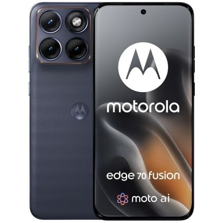 Motorola edge 70 fusion 17,2 cm (6.78") Dual SIM Android 16.0 5G USB Type-C 8 GB 256 GB 5200 mAh Sort