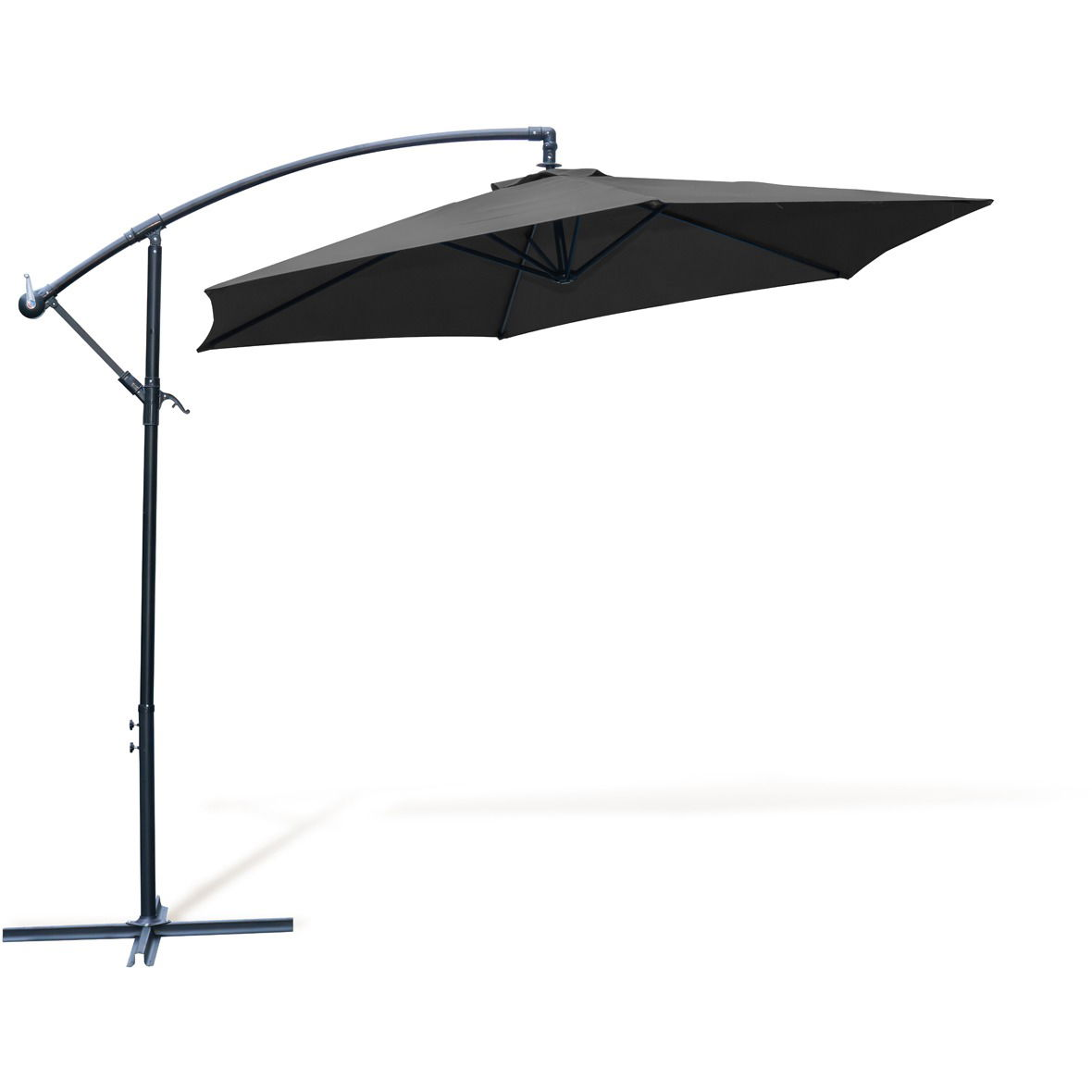 TEXIM HOOK Napernyő, átmérő 3m, fekete (3457094)