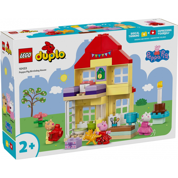 LEGO Duplo Casa de Cumpleaños de Peppa Pig, Juego de construcción +2 años - 10433