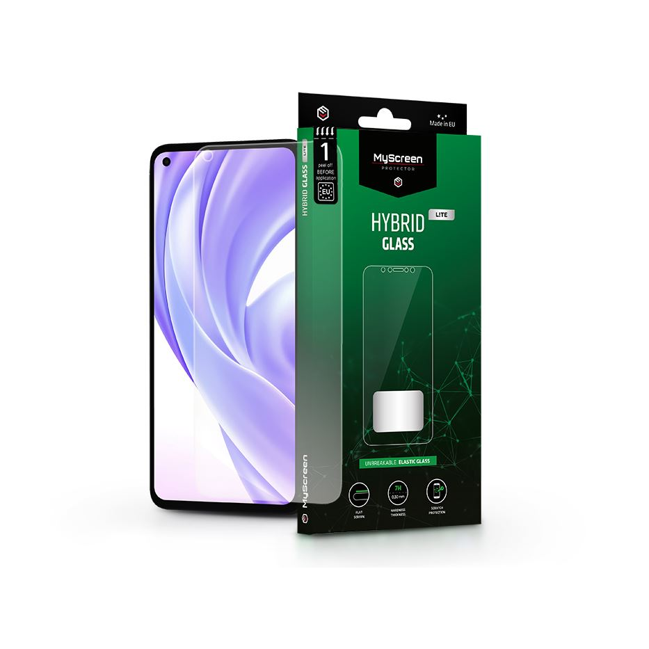 MyScreen Protector Hybrid Glass Lite Xiaomi Mi 11 Lite LTE/11 Lite 5G rugalmas üveg kijelzővédő fólia (LA-2123) (LA-2123)
