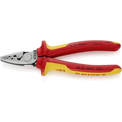Knipex 97 78 180 Krimpelőfogó Érvéghüvelyek 0.25 ... 16 mm2 (97 78 180)