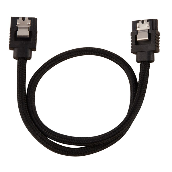 CORSAIR Premium sleeved SATA cable 2-pack - Black (CC-8900248)