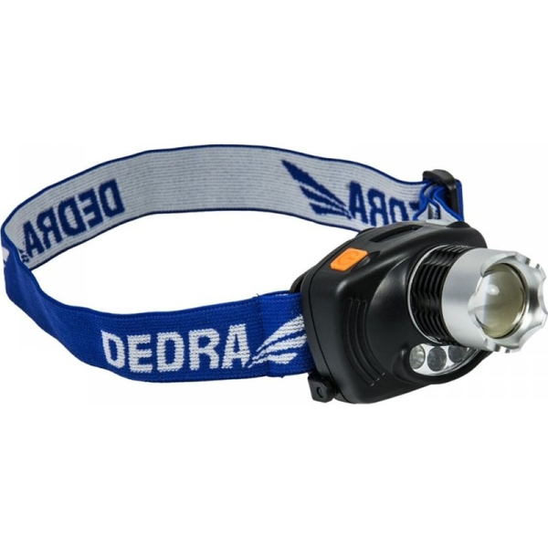 Dedra Fejlámpa - 3 W Cree LED, Fókuszálható, Infravörös, Elemekkel