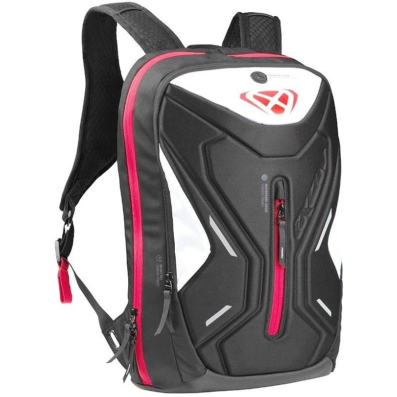 IXON R-LASER 25 - fekete-fehér motoros hátizsák (R-LASER-1027 )