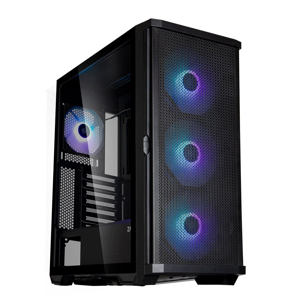 Zalman Z10 PLUS táp nélküli ablakos ház fekete (Z10 PLUS)
