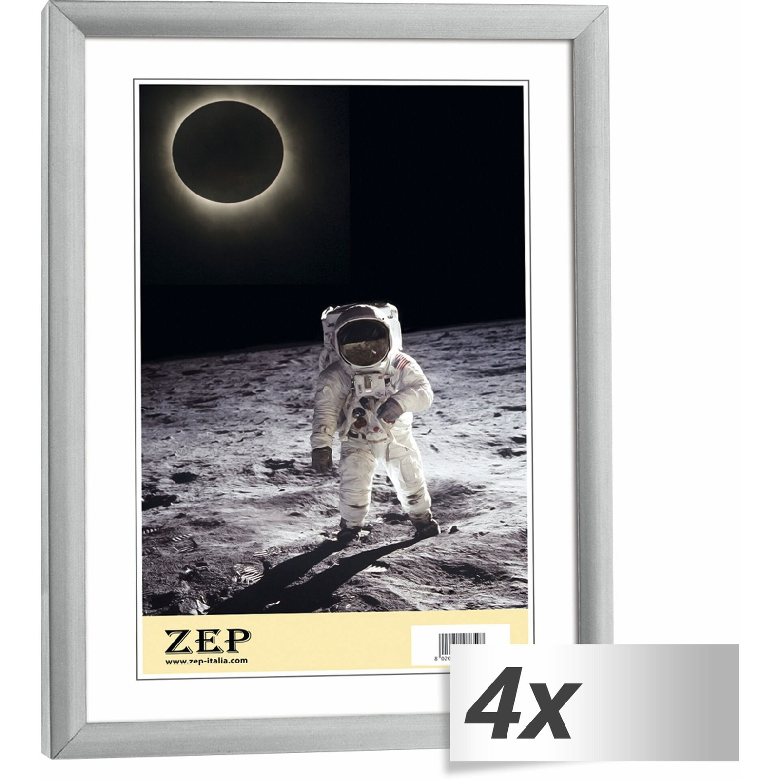 ZEP KL2 New Easy 13x18 Képkeret - Ezüst (4 darab) (KL2 X 4)