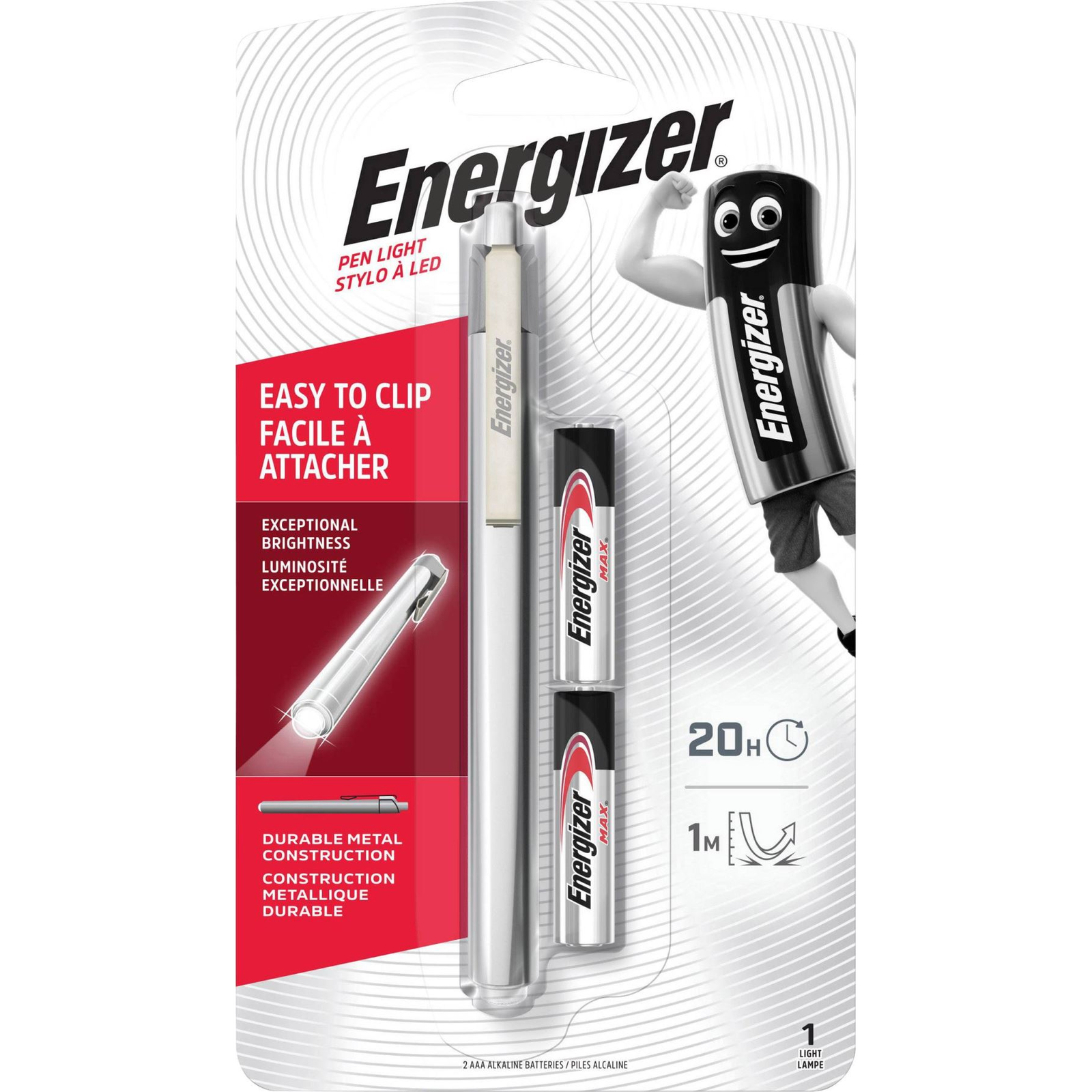 Energizer Metal Penlight LED toll lámpa 35 lm (E301002400) (E301002400)