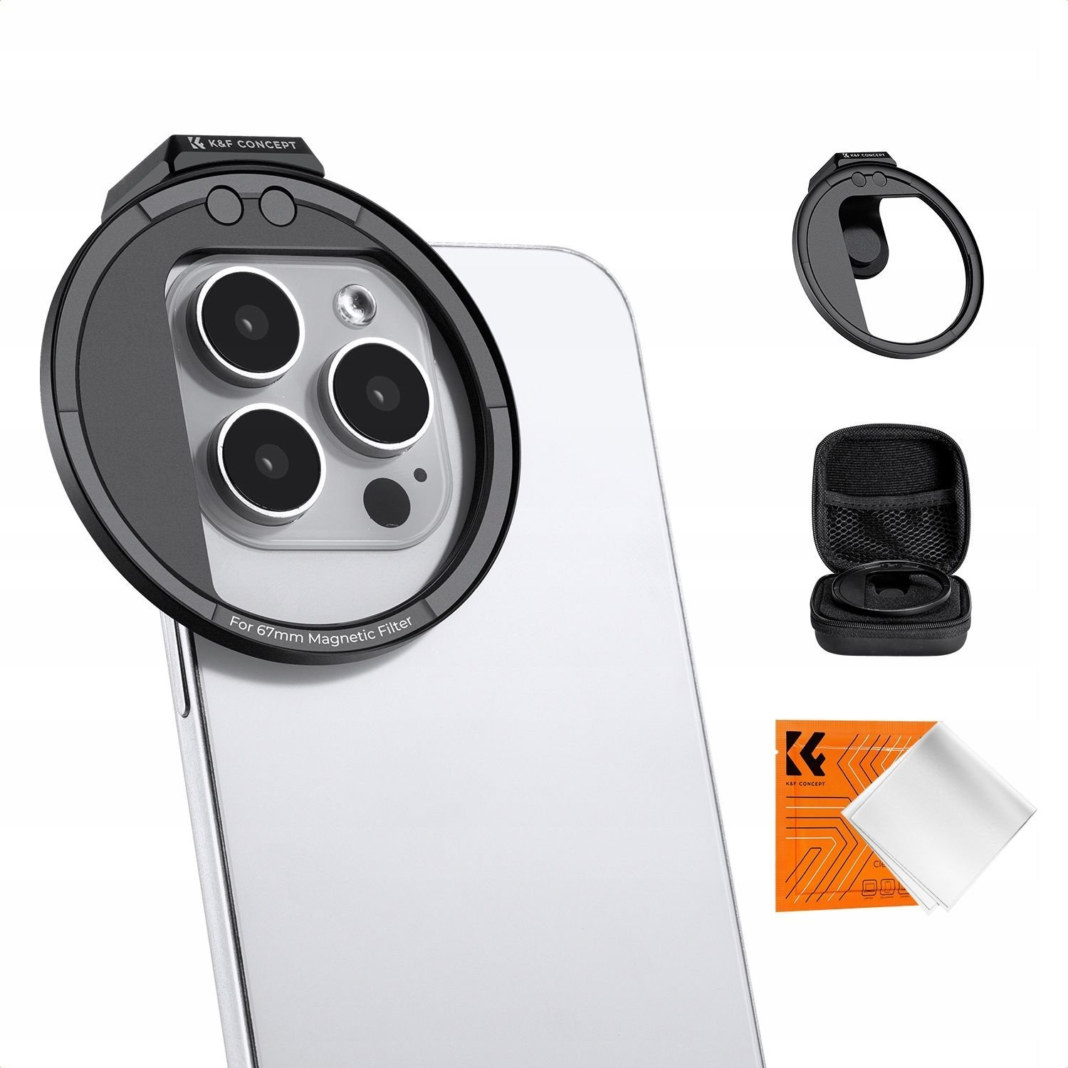 K-F CONCEPT Univerzális szűrőtartó mágneses szűrőcsatlakozás 67mm (SB8884)