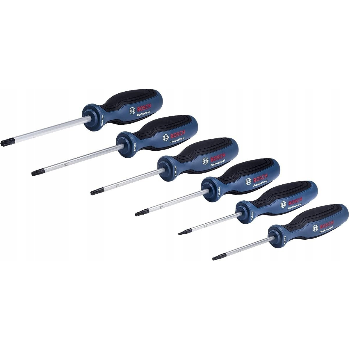 Bosch 1600A01V09 Torx Csavarhúzó készlet (6 db / csomag) (B 1600A01V09)