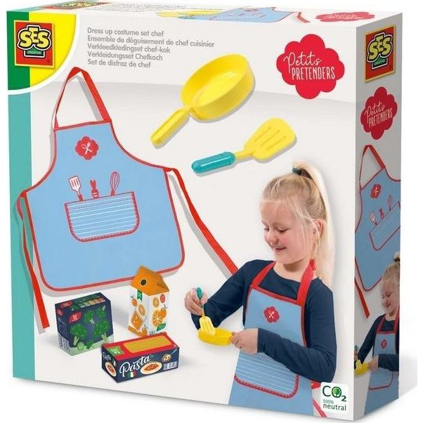 SES Creative Petits Pretenders Dress up costume set chef (447625)
