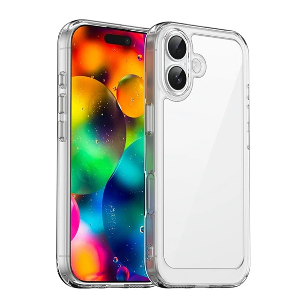 Szilikon telefonvédő (ütésállóság, átlátszó hátlap) ÁTLÁTSZÓ Apple iPhone 17 "Gigapack csomagolás" (GP-173614)