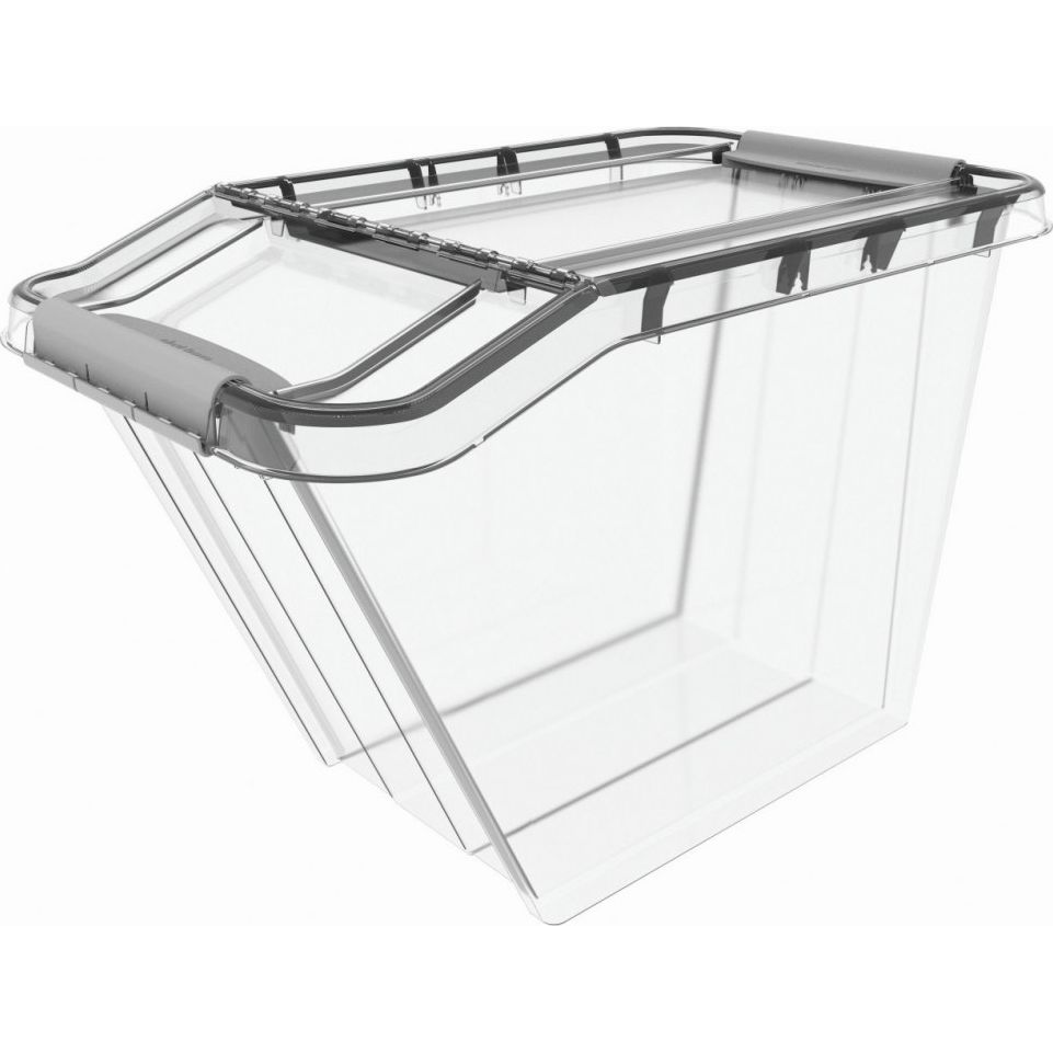 IRIS Probox 58 literes tárolódoboz zárható tetővel, egymásra rakható 27750800 (TEA000415)