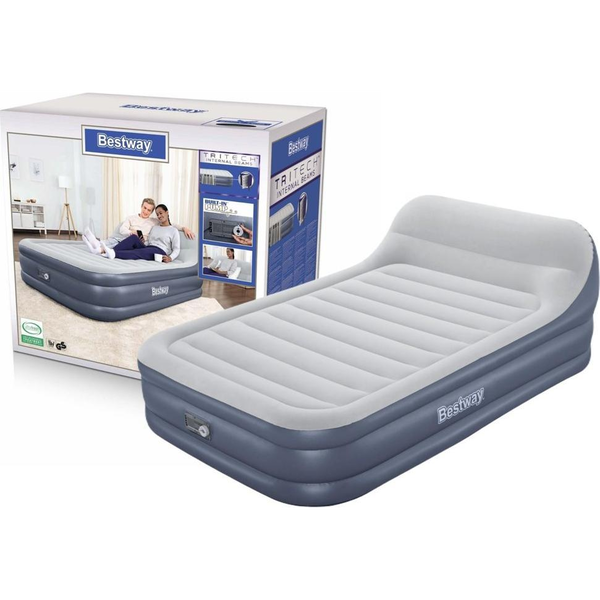 Bestway 67923 materasso ad aria Doppio materasso Blu, Grigio Unisex