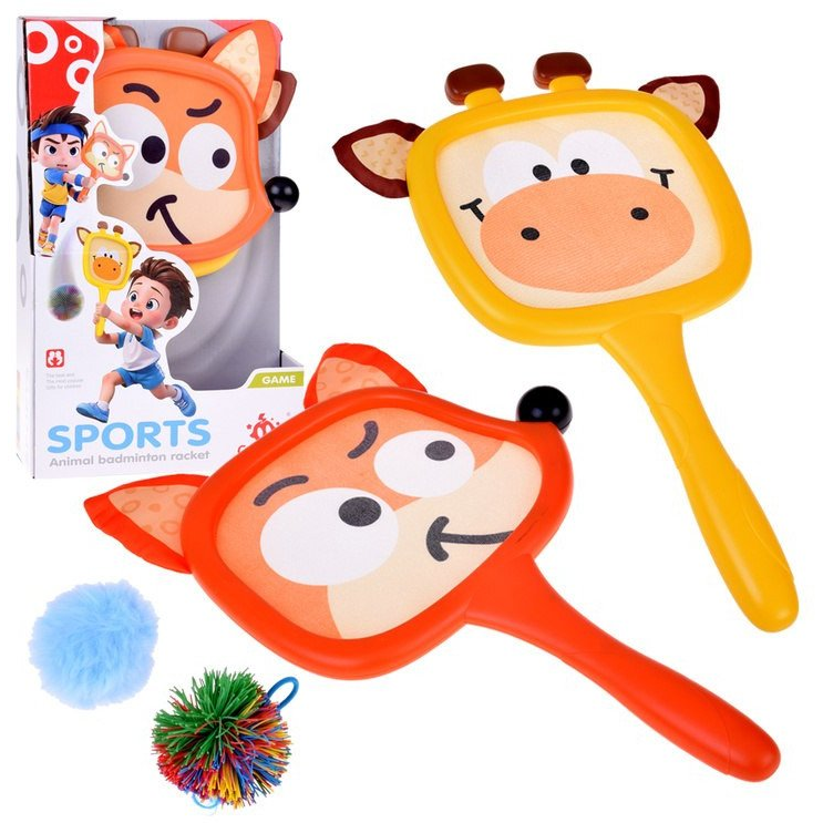 Állati Móka- Labdás Játék Állatos Ütőkkel (ZA5605)