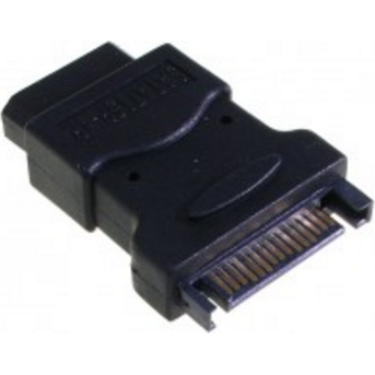 InLine 29677 adattatore per inversione del genere dei cavi 5.25" male 15pin SATA Nero