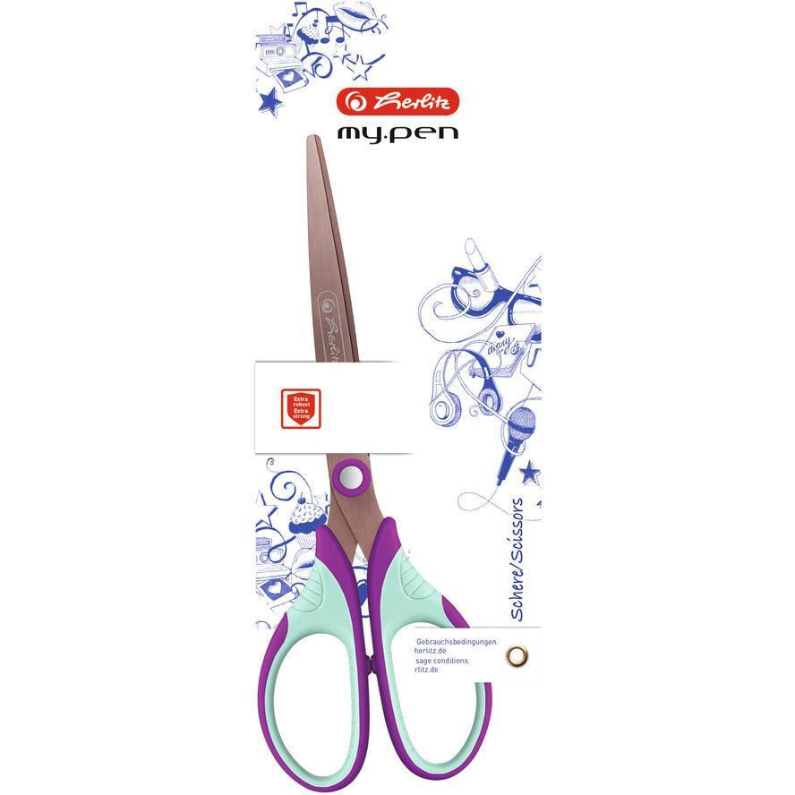 Herlitz Schere my.pen lila/minze (50046744) (50046744)