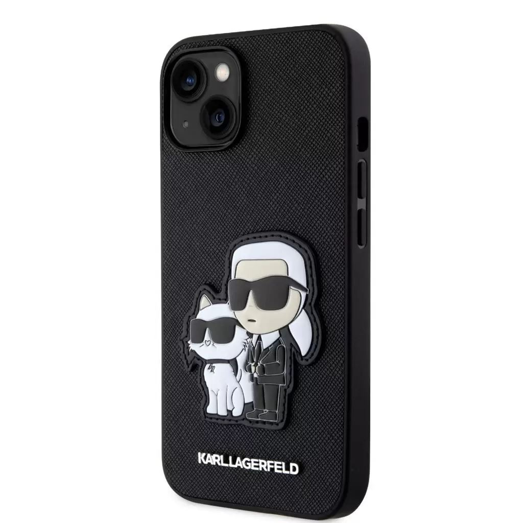Karl Lagerfeld Apple iPhone 13 tok fekete (KLHCP13MSANKCPK) (KLHCP13MSANKCPK)