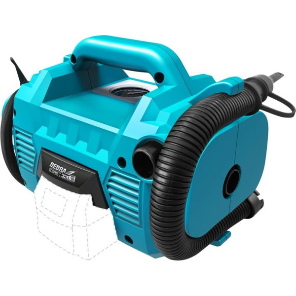 Dedra Akkumulátoros Kompresszor 18 V Akkumulátor Nélkül