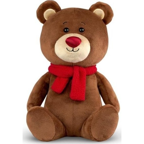Fényesorrú Plüss - Barna Maci, 25 cm (GXP-857559)
