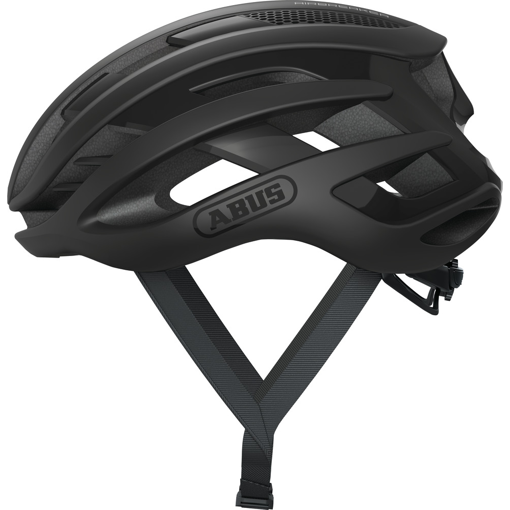 Abus AirBreaker Kerékpáros sisak - Fekete (M 52-58 cm) (81720)