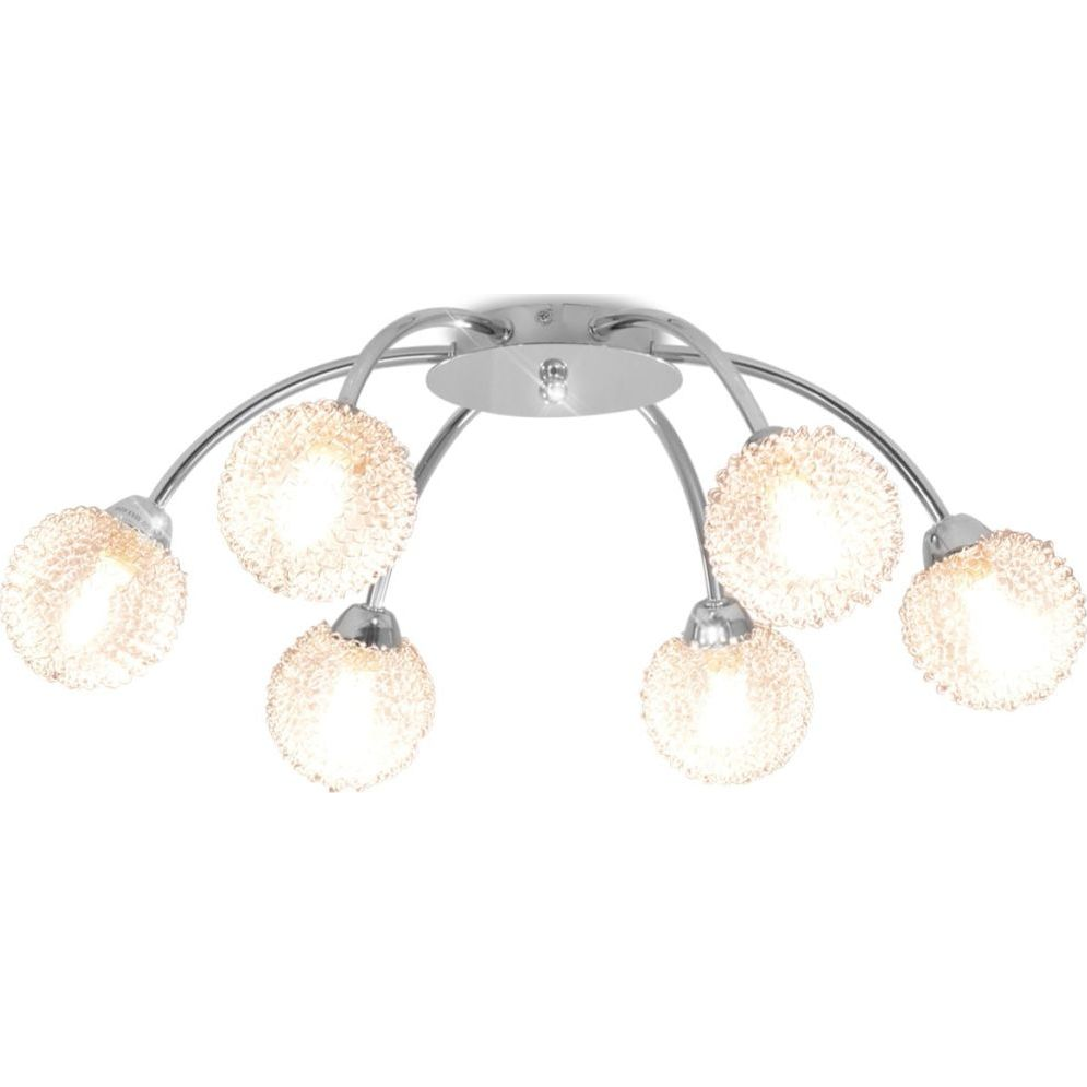 mennyezeti lámpa 6 db 240 W-os G9-es LED izzóval (50491)