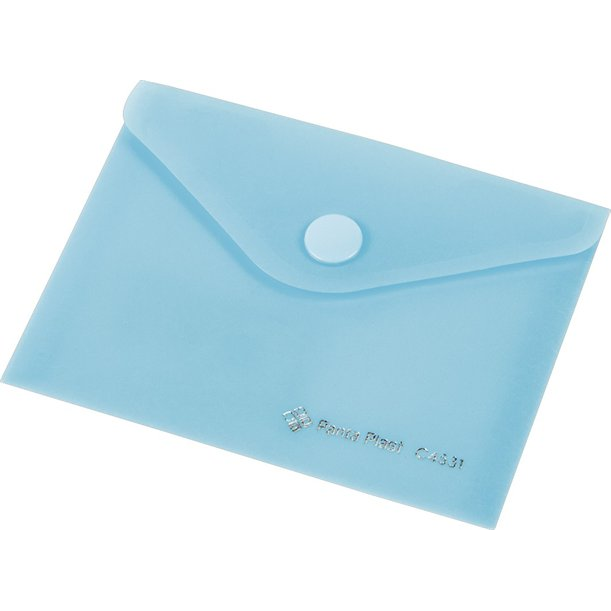 Panta Plast A6 Irattartó tasak patentos - Pasztell kék (0410-0052-03)