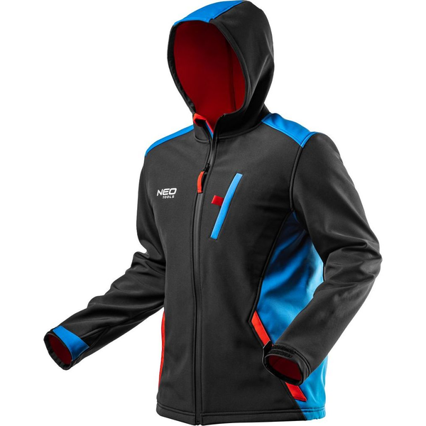 NEO 81-558-M Munkadzseki, Softshell, Víz- És Szélálló, Hd+, Vízállóság:5000mm, Lélegző:3000g/m2/24H, M