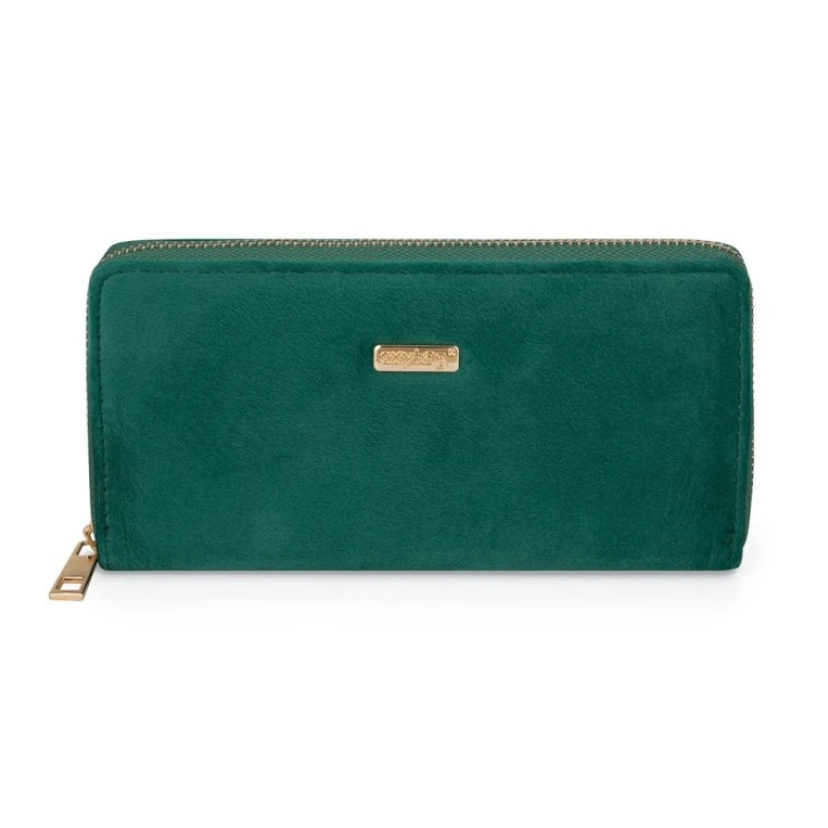 Oxybag Green Velvet Mony L Pénztárca - Zöld (9-64325)