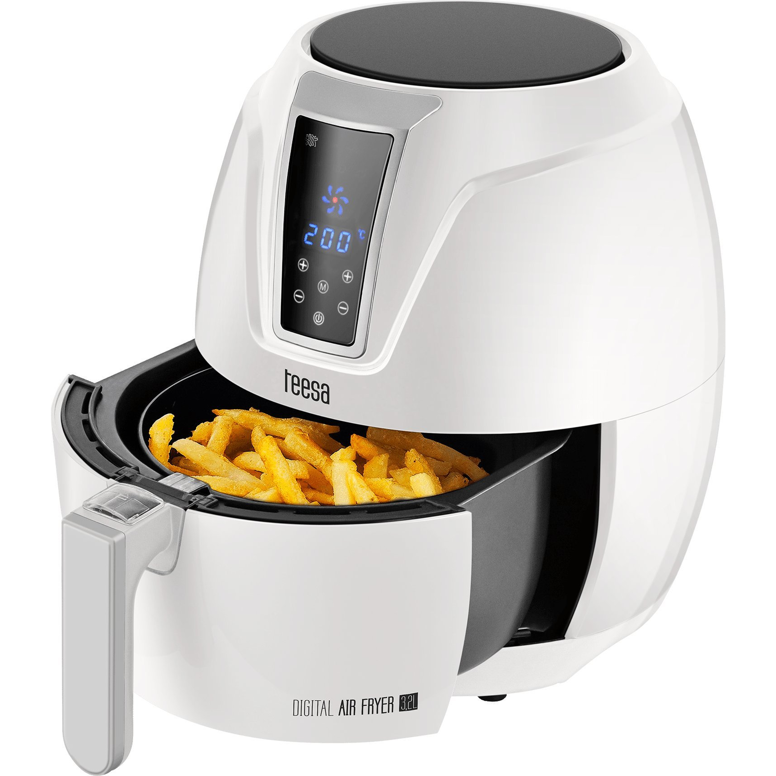 Teesa Airfryer Légfritőz 3.2L Digital Fehér (TSA8046W)