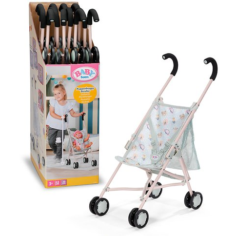 BABY born Stroller with Bag Jungle Játék babakocsi (839829)
