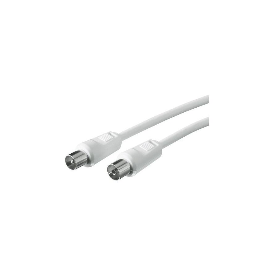 Schwaiger KVK50A052 Koax antenna kábel 5m - Fehér (KVK50A052)