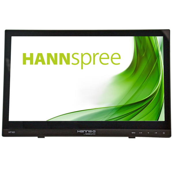 Hannspree HT161HNB компютърен монитор 39,6 см (15.6") 1366 x 768 пиксела HD LED Тъчскрийн Настолен Черен