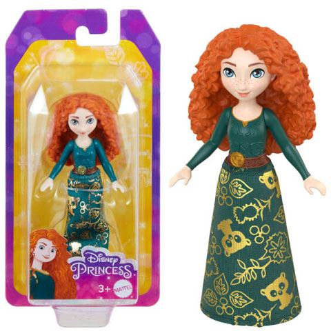 Mattel Disney Hercegnők: Mini Merida hercegnő baba (HLW69/HLW80)