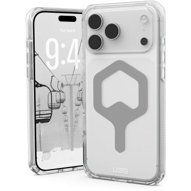 UAG PLYO műanyag telefonvédő (erős ütésállóság, légpárnás sarok, csúszásgátló, átlátszó hátlap, MagSafe) EZÜST Apple iPhone 17 Pro Max (114530114333) (UAG114530114333)