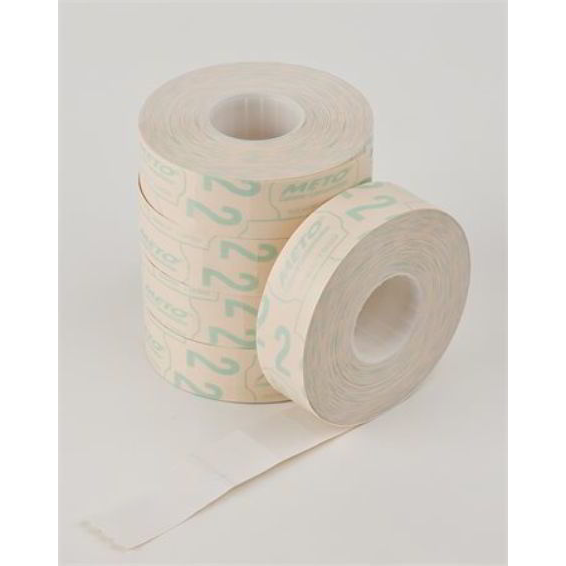 Meto Árazógépszalag 19x16 mm - Fehér (5 tekercs) (5998880304774)