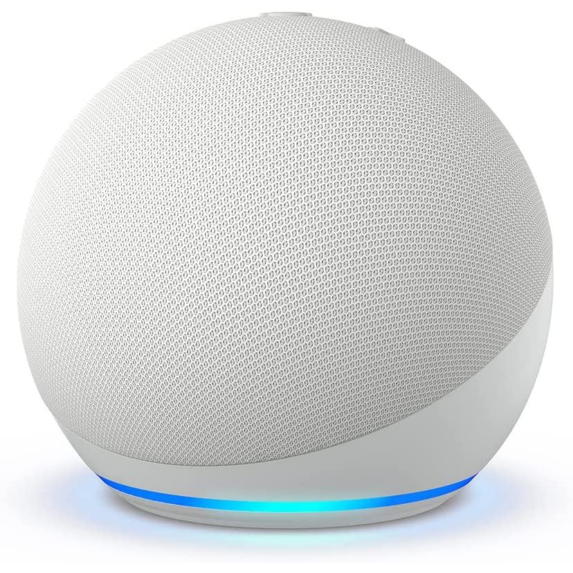 Amazon Echo Dot 5 + Alexa Smart hangszóró fehér (B09B94RL1R) (B09B94RL1R)