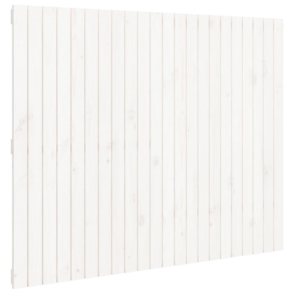 fehér tömör fenyőfa fali fejtámla 140 x 3 x 110 cm (824969)