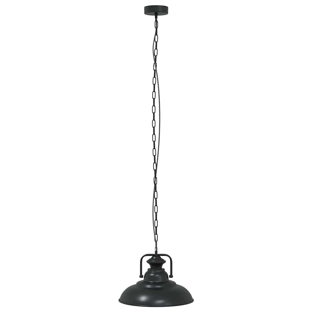 függőlámpa E27 Fekete Ø 31 cm vas (4103456)