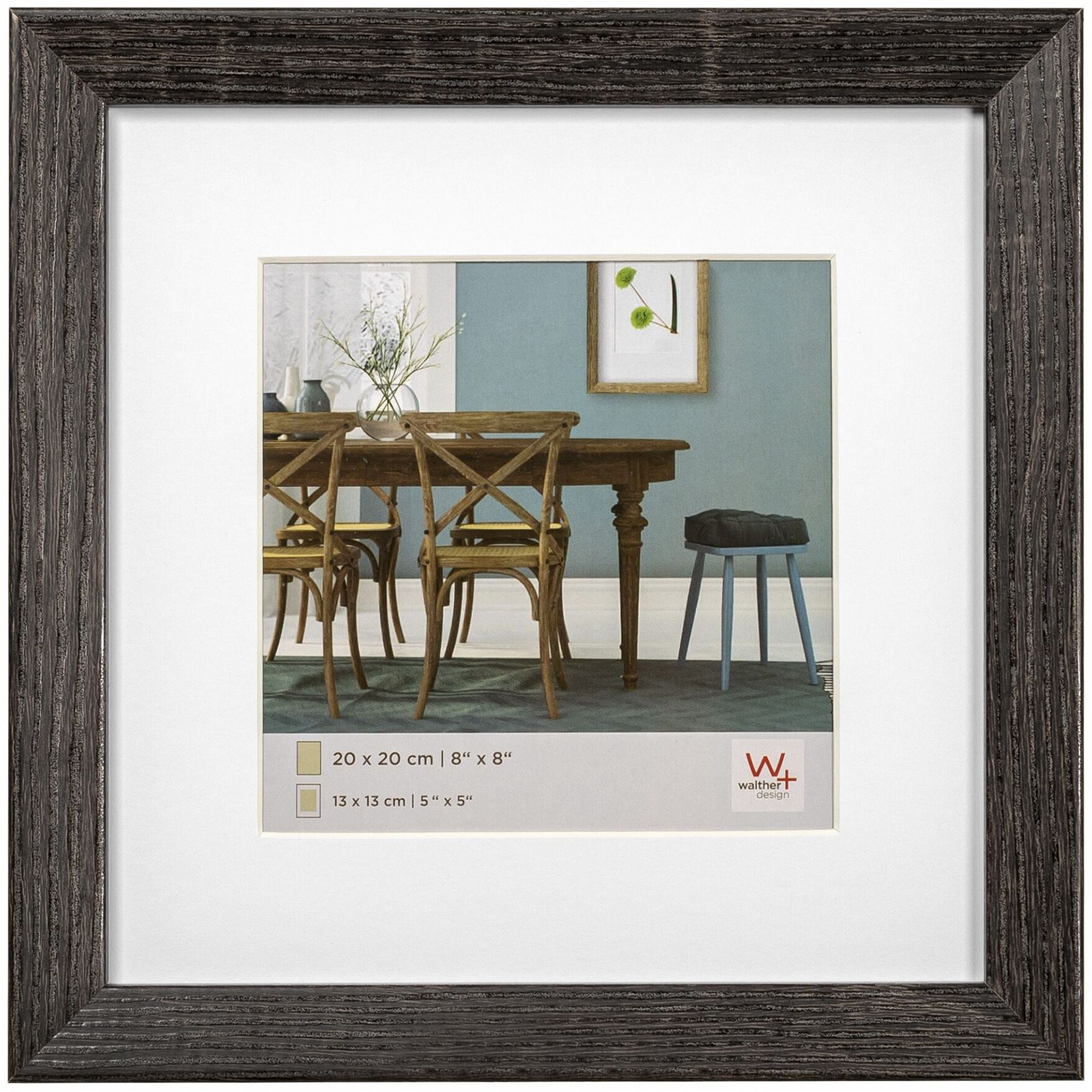 Walther EF220D Fiorito 20x20 Képkeret - Szürke (EF220D)