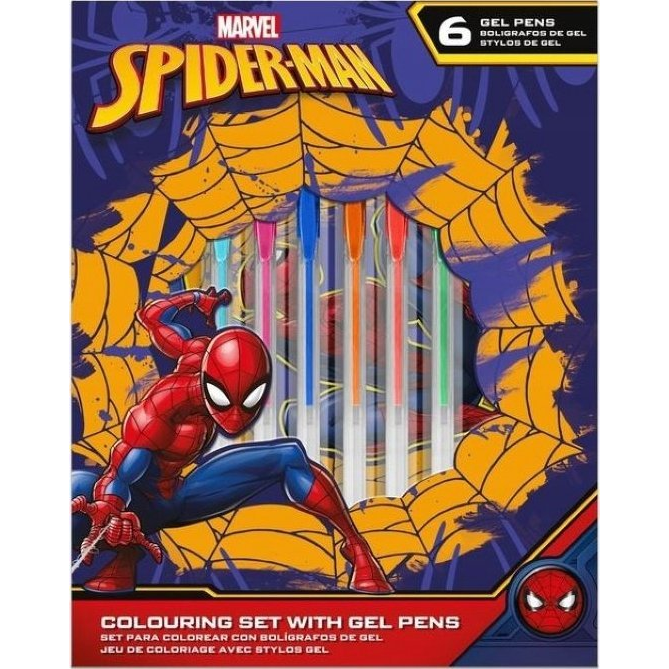 Pókember Web-Slinger Notesz és Zselés Toll Szett (SP50060)