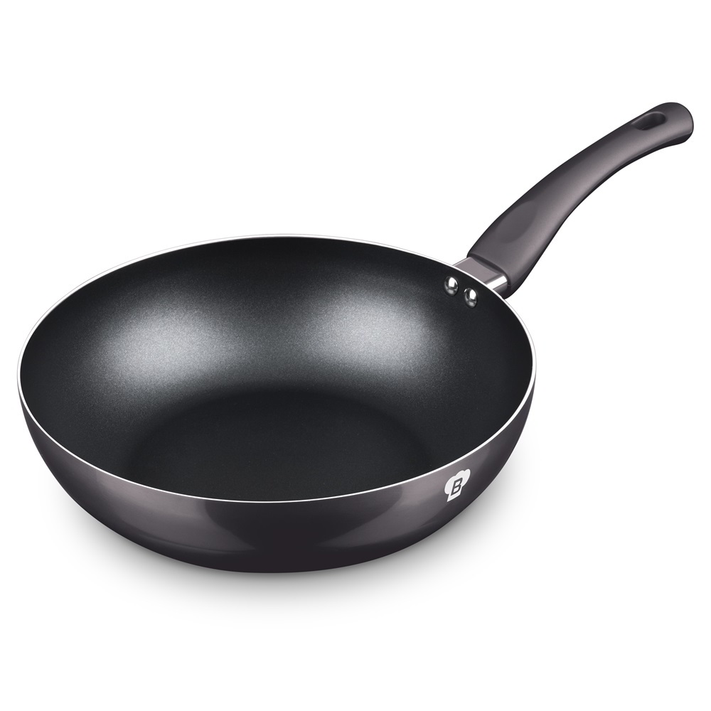 Blauman BL-3959 Carbon Pro Wok Serpenyő 36cm - Fekete (BL-3959)